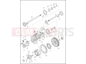 Harley-Davidson 2021 CVO/CUSTOM CVO TRI GLIDE  - FLHTCUTGSE AXLE ASSEMBLY, REAR