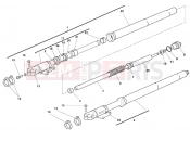 DUCATI 2001 Supersport 750 SS FRONT FORK » FRONT SUSPENSION