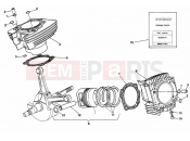 DUCATI 2001 Supersport 750 SS CYLINDER - PISTON » ENGINE CASE