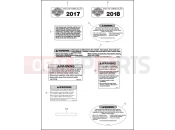 LABELS - Harley-Davidson TOURING ROAD GLIDE - FLTRX 2018
