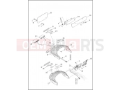 Harley-Davidson 2017 SOFTAIL DELUXE  - FLSTN LICENSE PLATE BRACKETS - FXSB