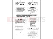 LABELS - Harley-Davidson ULTRA LIMITED - FLHTK 2017