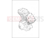 Harley-Davidson 2017 DYNA DYNA LOW RIDER  - FXDL ENGINE ASSEMBLY - TWIN CAM 103â¢ HIGH OUTPUT