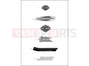 Harley-Davidson 2016 DYNA DYNA SWITCHBACK  - FLD FUEL TANK TRIM