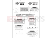 Harley-Davidson 2016 TOURING ROAD KING  - FLHR LABELS