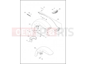HARLEY-DAVIDSON FREEWHEELER  - FLRT FENDERS, FRONT