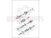 TRANSMISSION GEARS - Harley-Davidson CVO LIMITED - FLHTKSE 2015