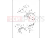 Harley-Davidson 2015 SOFTAIL FAT BOY  - FLSTF LICENSE PLATE BRACKETS - FXSB
