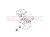 Harley-Davidson 2015 TOURING ULTRA CLASSIC  - FLHTCU ENGINE ASSEMBLY, TWIN-COOLEDâ¢ - TWIN CAM 103â¢
