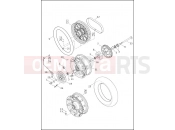 Harley-Davidson 2015 TOURING ULTRA CLASSIC  - FLHTCU WHEELS, REAR