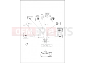 Harley-Davidson 2015 TOURING ULTRA CLASSIC LOW TWIN-COOLED  - FLHTCUL TC WIRING HARNESS, MAIN, ABS (FAIRING MODELS) - FLHX & FLHXS (3 OF 8)