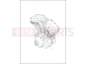 Harley-Davidson 2014 CVO/CUSTOM CVO ROAD KING  - FLHRSE ENGINE ASSEMBLY - TWIN CAM 110â¢