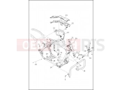 Harley-Davidson 2014 CVO/CUSTOM CVO ROAD KING  - FLHRSE FRAME & JIFFY STAND