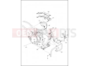 Harley-Davidson 2014 CVO/CUSTOM CVO LIMITED  - FLHTK 103 FRAME & JIFFY STAND