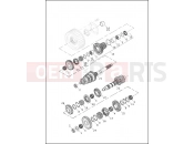 Harley-Davidson 2014 CVO/CUSTOM CVO SOFTAIL DELUXE  - FLSTNSE TRANSMISSION GEARS