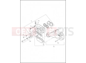 BRAKE CALIPER, REAR - Harley-Davidson CVO SOFTAIL BREAKOUT - FXSBSE 2014