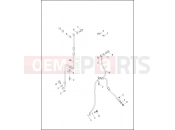Harley-Davidson 2014 DYNA DYNA STREET BOB (H-D1)  - FXDBP 103 BRAKE LINES, FRONT - NON-ABS