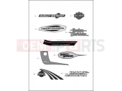 Harley-Davidson 2014 DYNA DYNA LOW RIDER  - FXDL 103 FUEL TANK TRIM