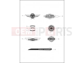 HARLEY-DAVIDSON SOFTAIL STANDARD  - FXST FUEL TANK TRIM