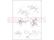 HARLEY-DAVIDSON 883 ROADSTER  - XL883R LICENSE PLATE BRACKETS
