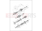 HARLEY-DAVIDSON CVO ROAD KING  - FLHRSE5 TRANSMISSION GEARS