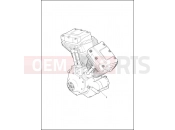 Harley-Davidson 2013 CVO/CUSTOM CVO ULTRA CLASSIC  - FLHTCU8 103 ENGINE ASSEMBLY - TWIN CAM 103â¢