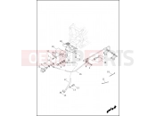 Harley-Davidson 2013 CVO/CUSTOM CVO SOFTAIL BREAKOUT  - FXSBSE BRAKE LINE & MODULE, REAR, ABS
