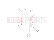 Harley-Davidson 2013 DYNA DYNA STREET BOB (H-D1)  - FXDBP 103 BRAKE LINES, FRONT - NON-ABS