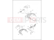 Harley-Davidson 2013 SOFTAIL HERITAGE SOFTAIL CLASSIC  - FLSTC 103 LICENSE PLATE BRACKETS - FXSB