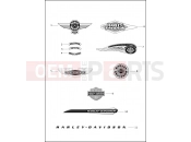 Harley-Davidson 2013 SOFTAIL BLACKLINE  - FXS 103 FUEL TANK TRIM