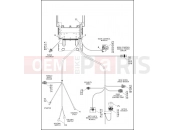 Harley-Davidson 2013 SOFTAIL FAT BOY LO ANV  - FLSTFB 103 ANV WIRING HARNESS, MAIN, ABS - FXS (4 OF 5)