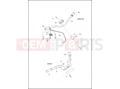 Harley-Davidson 2013 VRSC VRSCDX NIGHT ROD SPECIAL  - VRSCDX 105 HANDLEBAR & THROTTLE CONTROL