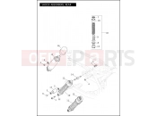 Harley-Davidson 2012 DYNA DYNA SWITCHBACK  - FLD 103 SHOCK ABSORBERS, REAR