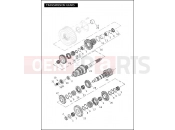 Harley-Davidson 2012 DYNA DYNA STREET BOB  - FXDB TRANSMISSION GEARS