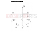 Harley-Davidson 2012 SOFTAIL BLACKLINE  - FXS 103 WIRING HARNESS, MAIN, ABS - FLS (5 OF 5)