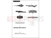 Harley-Davidson 2012 TOURING ROAD KING  - FLHR FUEL TANK TRIM