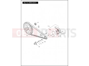 Harley-Davidson 2012 VRSC VRSCDX NIGHT ROD SPECIAL  - VRSCDX BELT & SPROCKETS