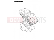 Harley-Davidson 2011 DYNA DYNA LOW RIDER  - FXDL ENGINE ASSEMBLY - TWIN CAM 96â¢