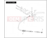 Harley-Davidson 2011 SIDECAR STANDARD SIDECAR  - TLE CLUTCH CABLE