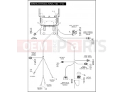 Harley-Davidson 2011 SOFTAIL FAT BOY  - FLSTF WIRING HARNESS, MAIN, ABS - FXS (4 OF 5)