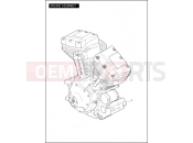 Harley-Davidson 2011 SOFTAIL SOFTAIL STANDARD  - FXST ENGINE ASSEMBLY - TWIN CAM 96â¢