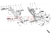 DUCATI 2000 Monster 400 FOOTREST » FRAME