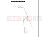Harley-Davidson 2011 TOURING ROAD KING  - FLHR BRAKE LINE, FRONT - NON-ABS
