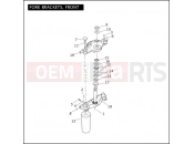 Harley-Davidson 2011 TRIKE TRI GLIDE ULTRA CLASSIC  - FLHTCUTG FORK BRACKETS, FRONT