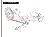Harley-Davidson 2011 VRSC V-ROD MUSCLE  - VRSCF BELT & SPROCKETS