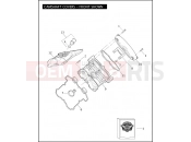 Harley-Davidson 2011 VRSC V-ROD MUSCLE  - VRSCF CAMSHAFT COVERS - FRONT SHOWN