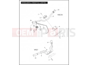 HANDLEBAR & THROTTLE CONTROL - Harley-Davidson V-ROD MUSCLE - VRSCF 105 2011