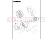 WHEELS, REAR - Harley-Davidson V-ROD MUSCLE - VRSCF 105 2011