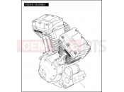 Harley-Davidson 2010 CVO/CUSTOM CVO SOFTAIL CONVERTIBLE  - FLSTSE ENGINE ASSEMBLY