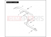 Harley-Davidson 2010 CVO/CUSTOM CVO SOFTAIL CONVERTIBLE  - FLSTSE REAR BELT GUARD